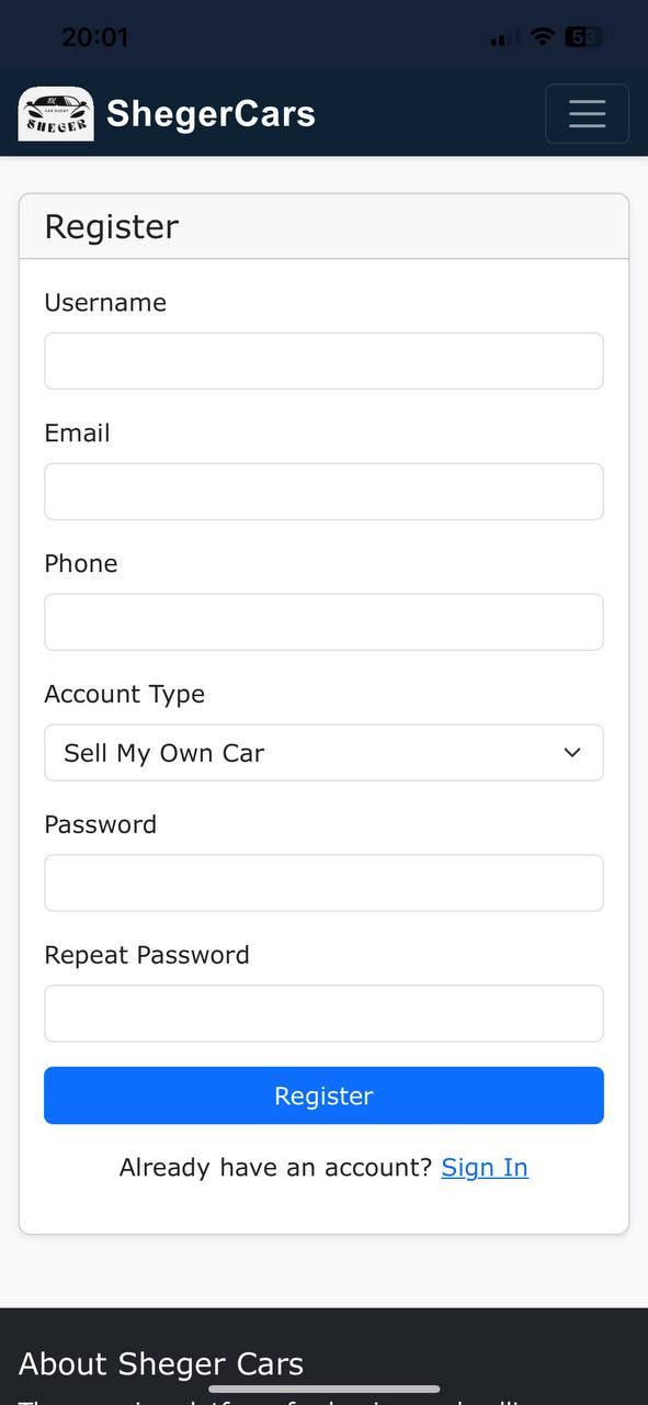 How to register/login and post listing.
